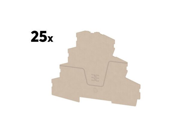 Bočnice Weidmüller AEP MC 2,5 (25 ks)