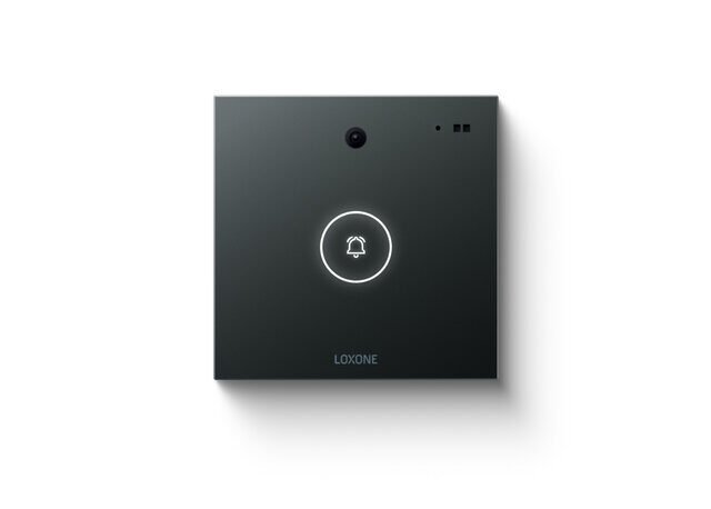 Intercom antracitová