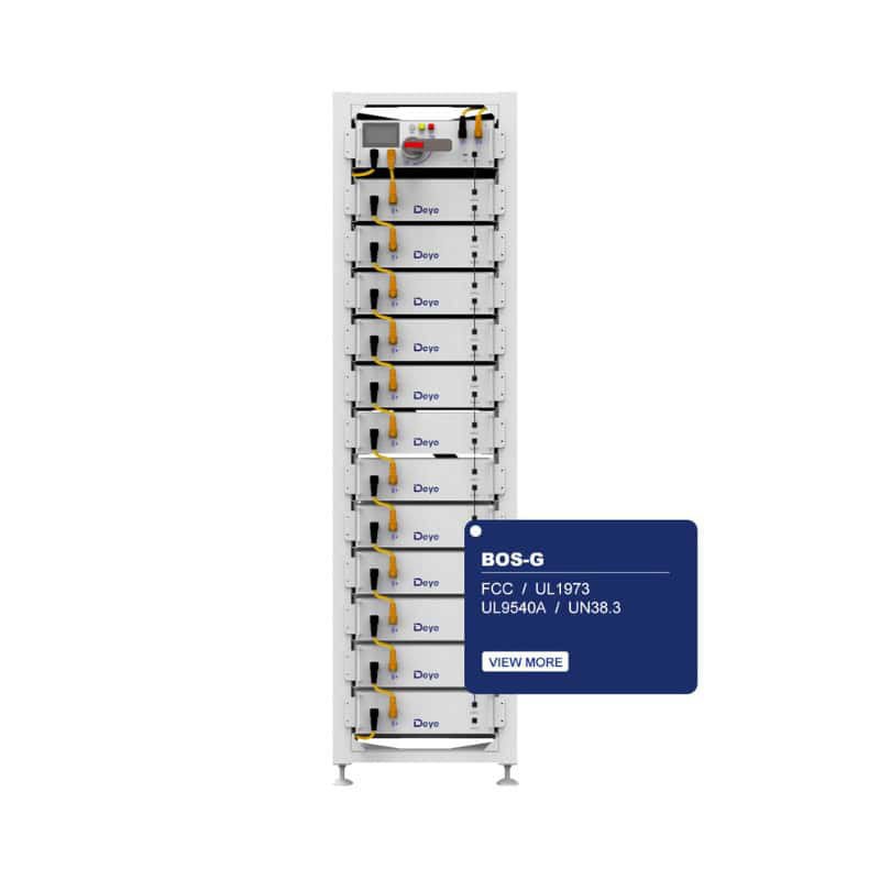 Deye 3U-Lrack, 9 pozícií, 1 PU, 55KWH, pre systém BOS-G Pack system – Obrázok 2
