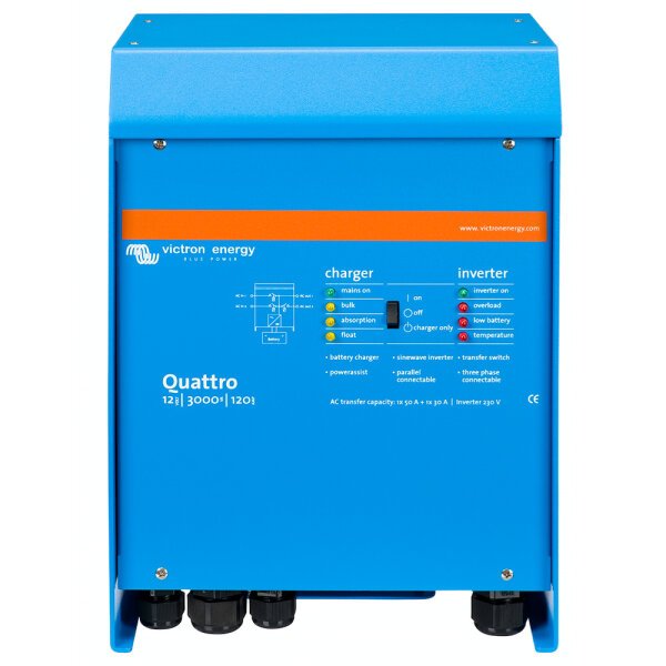 Victron Quattro 12/3000/120-50/50